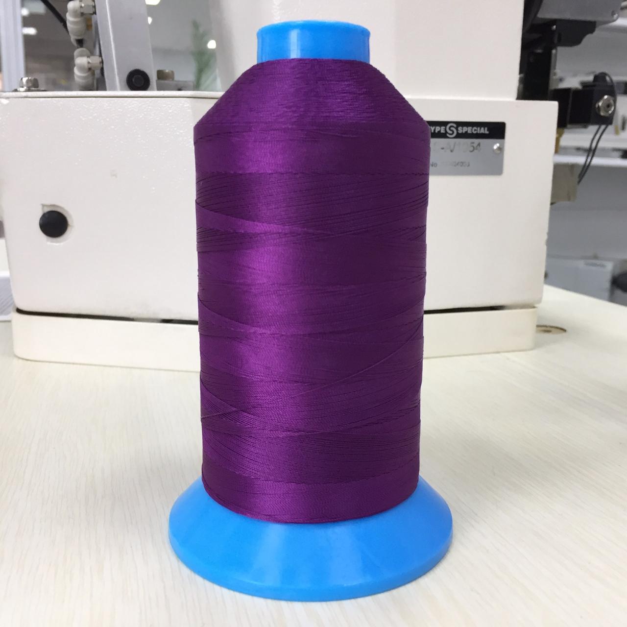 Нитка підвищеної міцності 100% РЕ 40 колір S-526 фіолетовий (боб 3000ярдов) 420 Nitex