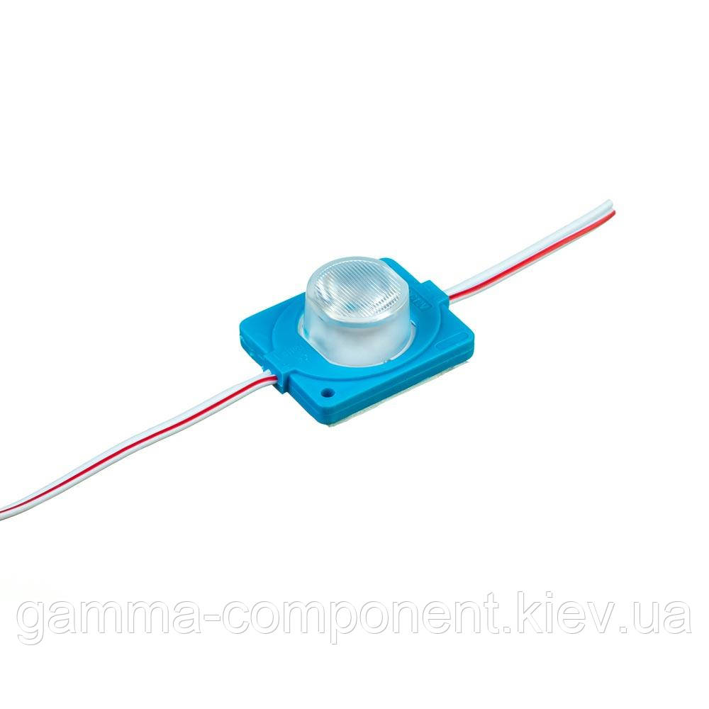 Світлодіодний інжекторний модуль 12 V синій smd3030 1led 1.5 W IP65, фото 1