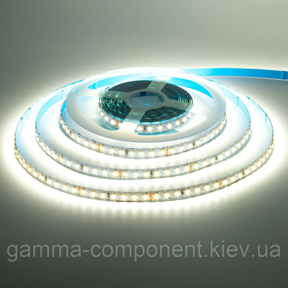 Led стрічка AVT 24В холодна біла smd2835 126LED/m IP20, 1м