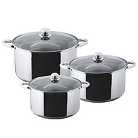 Набір каструль з подвійним дном Empire-EM9856, 3 шт (SHiz12665)