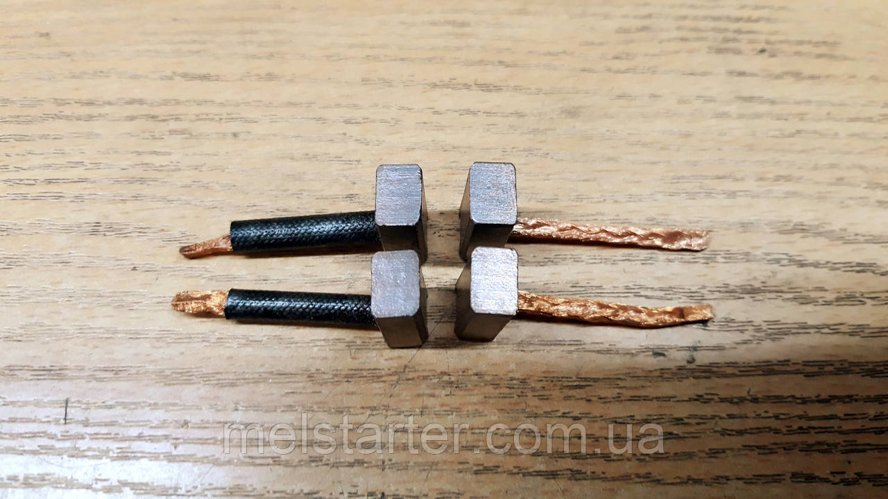 Щітки стартера 7140-0349 (Mitsubishi, KIA, MAZDA, NISSAN, SUBARU, CITROEN, FORD, RENAULT) 12В, 7х10х17
