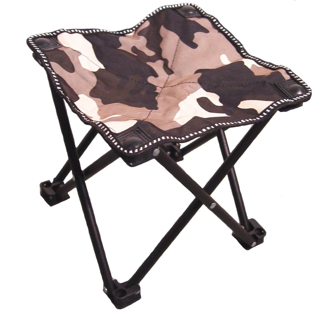 Табурет розкладний 27x27x25 см R28853 чорний камуфляж S