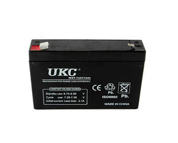 Акумулятор батарея UKC WST-7 6V 7Ah S