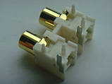 Роз'єм RCA (тюльпани) GOLD 2p для звукових карт, фото 6