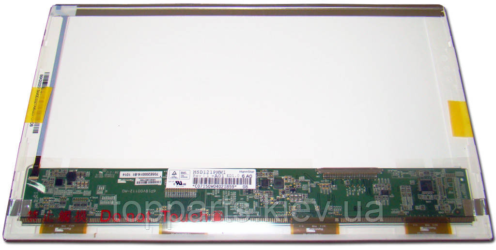 12.1" WXGA HD 1366x768, HannStar HSD121PHW1-A03, LED, 30-pin, глянсова