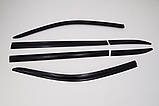 Дефлектори вікон (вітровики) Toyota Highlander 2014-2020 6шт. (Autoclover D078), фото 6
