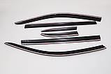 Дефлектори вікон (вітровики) Toyota Highlander 2014-2020 6шт. (Autoclover D078), фото 8