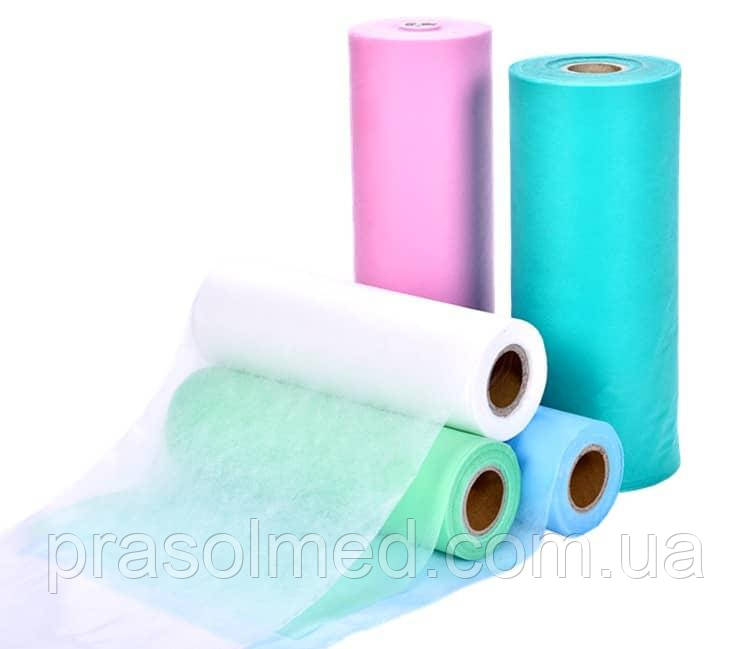 Простирадло з спанбонду 0,6*100м (20г/м2) колір бірюзовий, фото 1