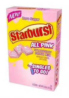 Starburst Singles To Go All Pink, 12 г, фото 1