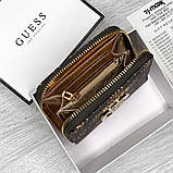 Жіночий невеликий гаманець Guess (758019) brown small, фото 5