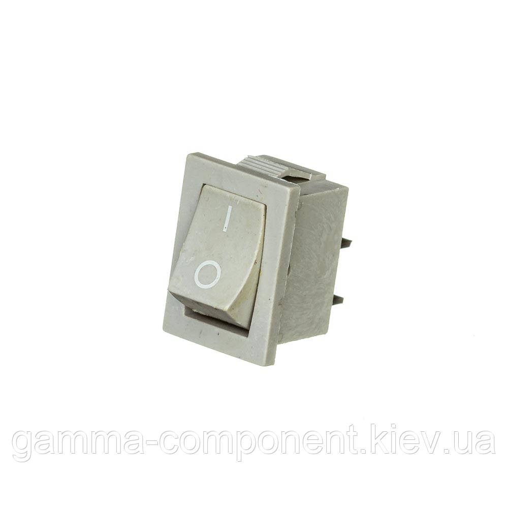 Перемикач KCD1-101-1 ON-OFF (2pin) Сірий Daier