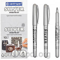 Маркер перманентний CENTROPEN 2690-0194 срібний