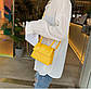 Маленька сумка через плече з екошкіри Міні Жакмюс LEFTSIDE жовтий, фото 7
