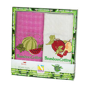 Набір кухонних рушників Nilteks Bamboo-Cotton Fruits 2шт 40*60, 3515