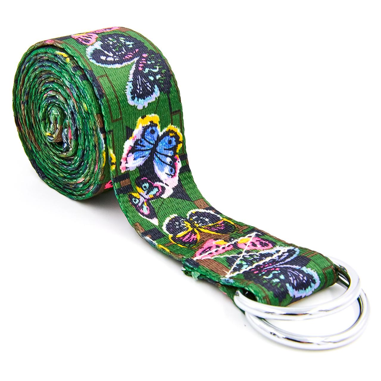 Ремінь для йоги пояс для занять йогою та пілатесу Zelart Yoga Belt 6975-6 183 см