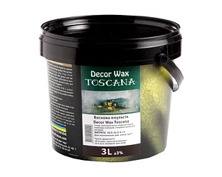 Decor Wax Toscana - захисний віск матовий для декоративних покриттів 3л