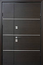 Двері вуличні полуторні, STRAJ Proof, модель PARTY D комплектація Proof Standard Mottura,1220х2050мм