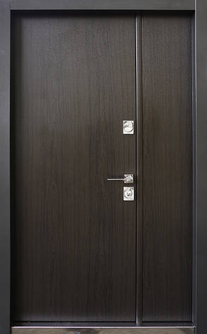 Двері вуличні полуторні, STRAJ Proof, модель PARTY D комплектація Proof Standard Mottura,1220х2050мм, фото 2