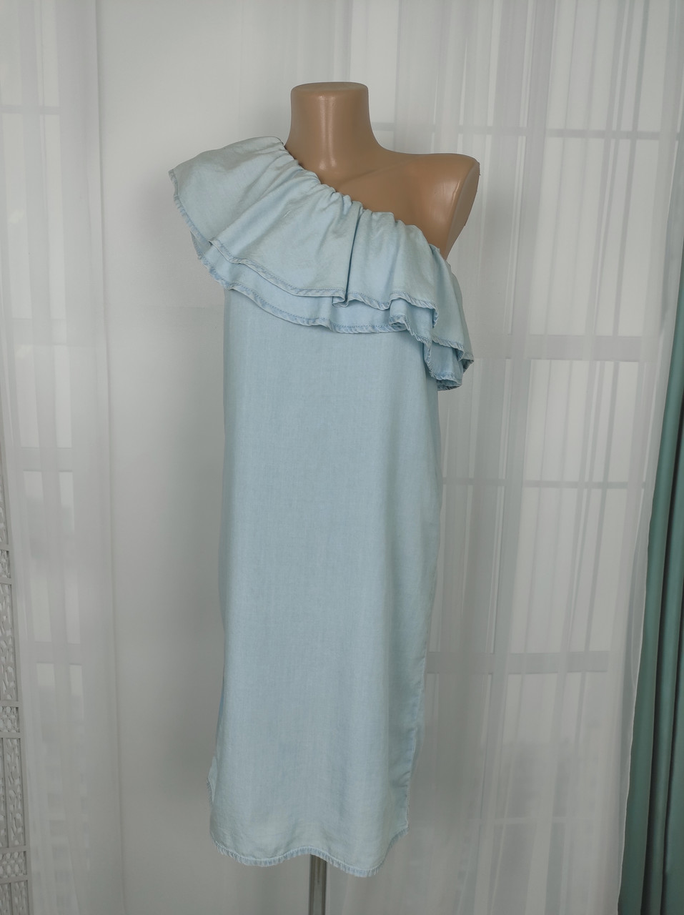 Плаття жіноче джинсове New Look 38 блакитне (1854)
