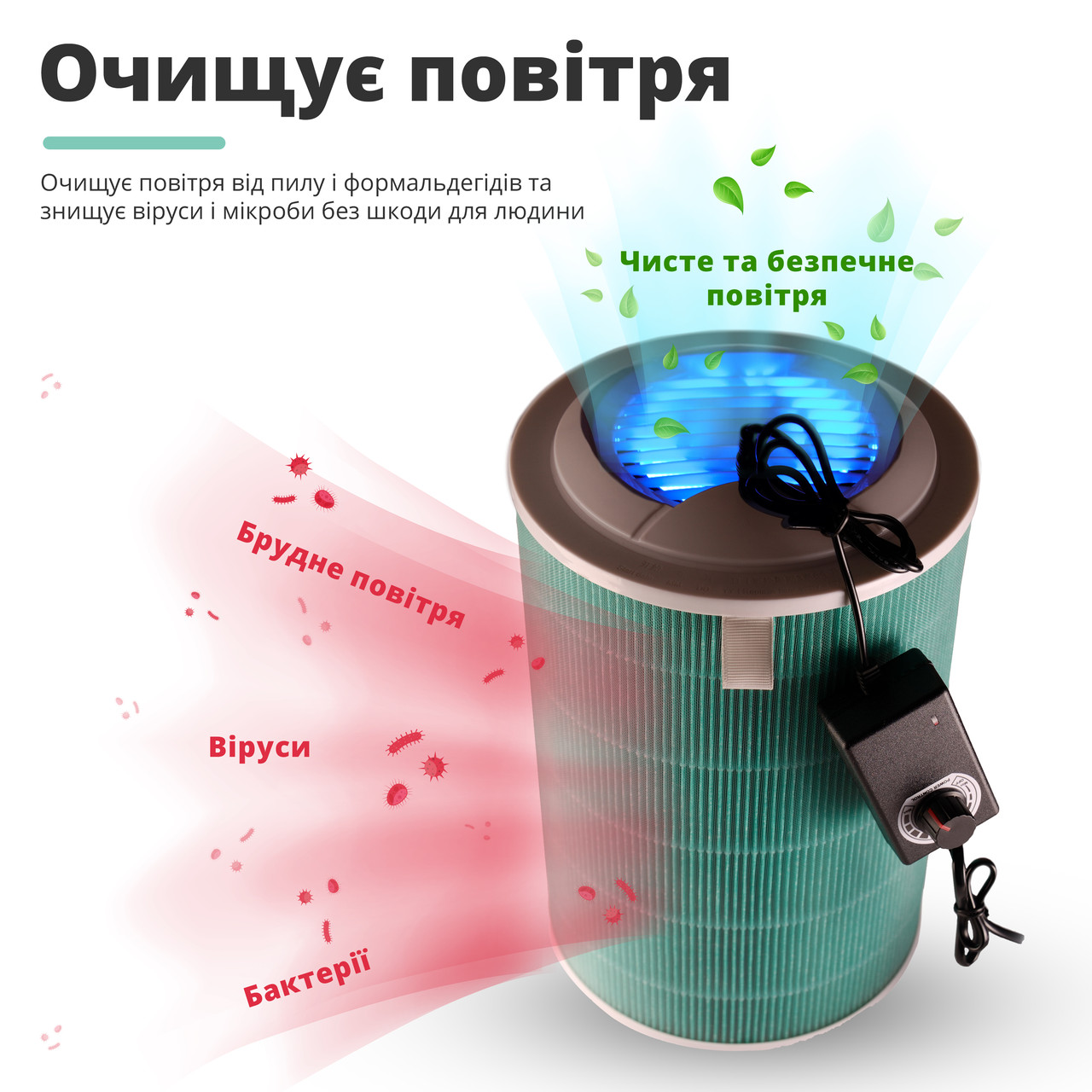 Очищувач повітря SBTR Air Purifier 2C з функцією кварцування (AP2C-UV)
