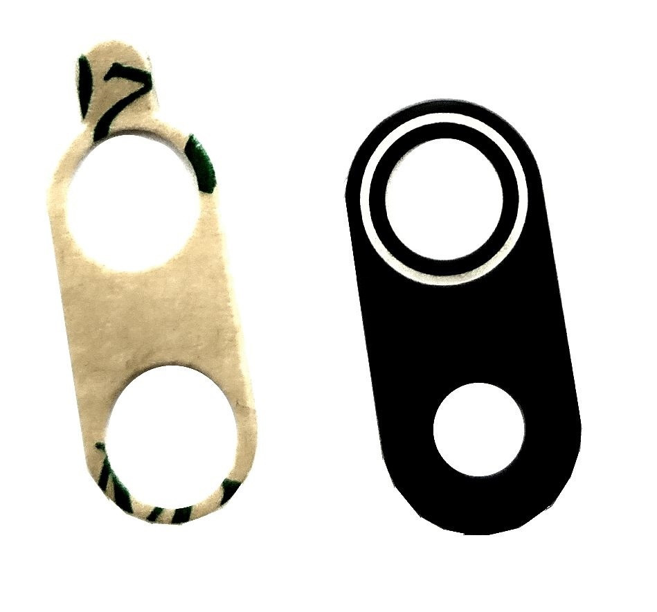 Скло камери для телефону Xiaomi Redmi 8A (Чорне) Оригінал, фото 1