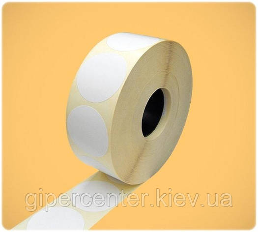 Етикетка 30x30/ 1 тисяча полу-глянец кругла (вт41), фото 2