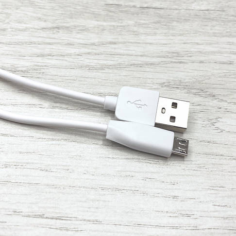 USB кабель HOCO X1 Micro USB 2M (білий), фото 3