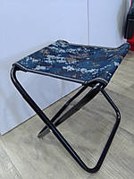 Раскладной стул без спинки для пикника Камуфляж Табурет туристический Стул для рыбалки Большой