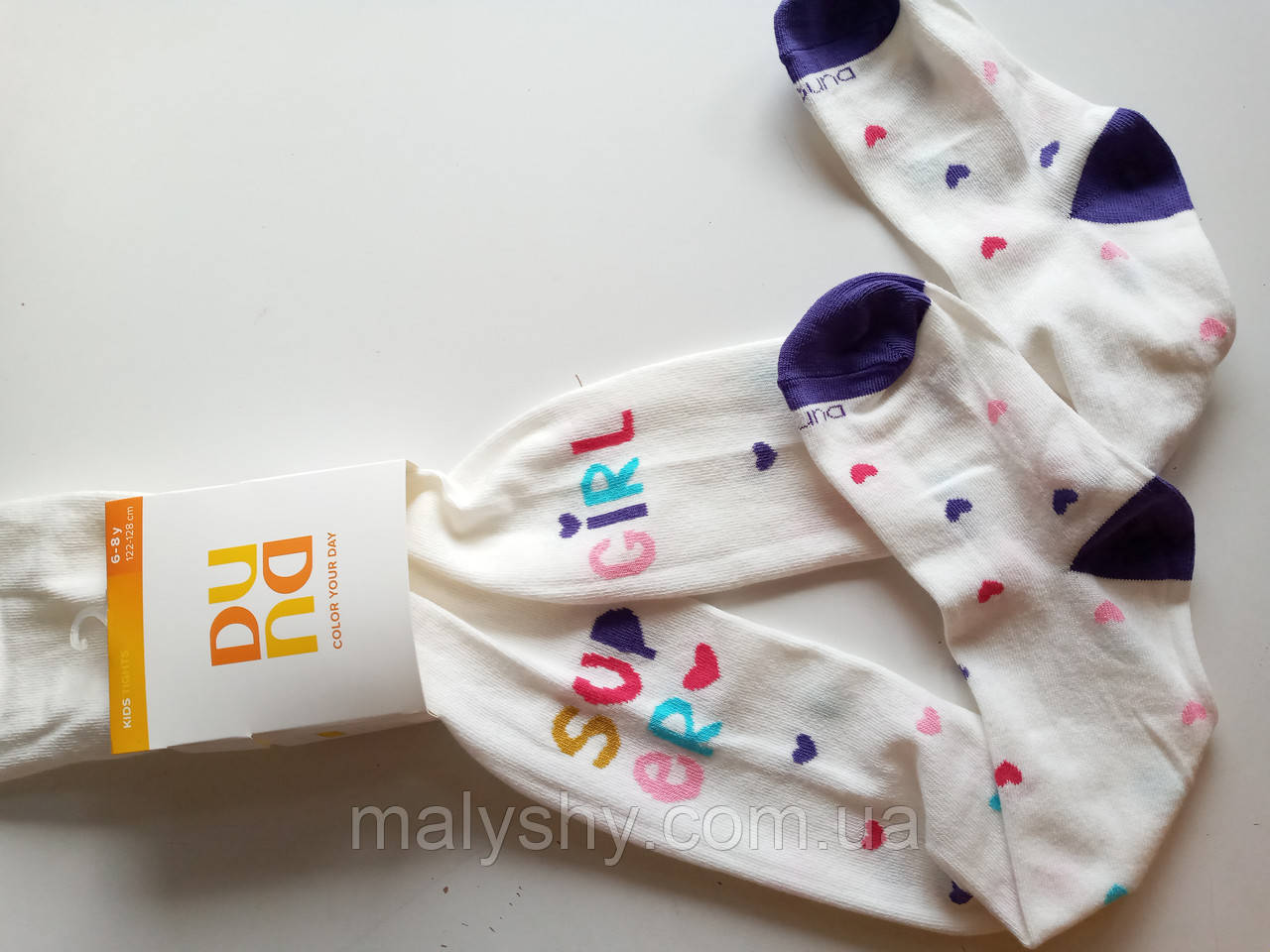 Колготки дитячі демісезонні 122-128 ТМ "Дюна" 9064-2589-молочний / весна-осінь, фото 1