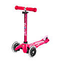 Дитячий Самокат Micro серії Mini Deluxe Рожевий (LED) MMD075, фото 5