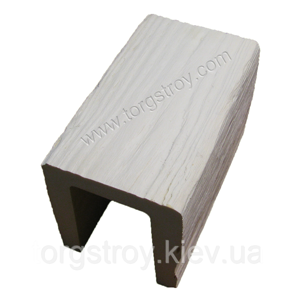 Балка біла 19x17 см, модерн, Decowood