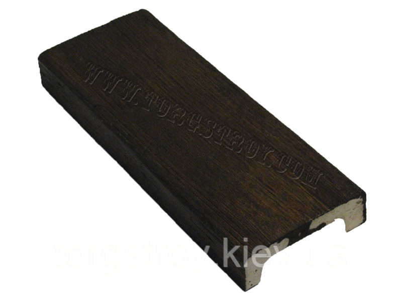 Панель декоративна поліуретанова, 12*3,5 см, темний модерн, Decowood