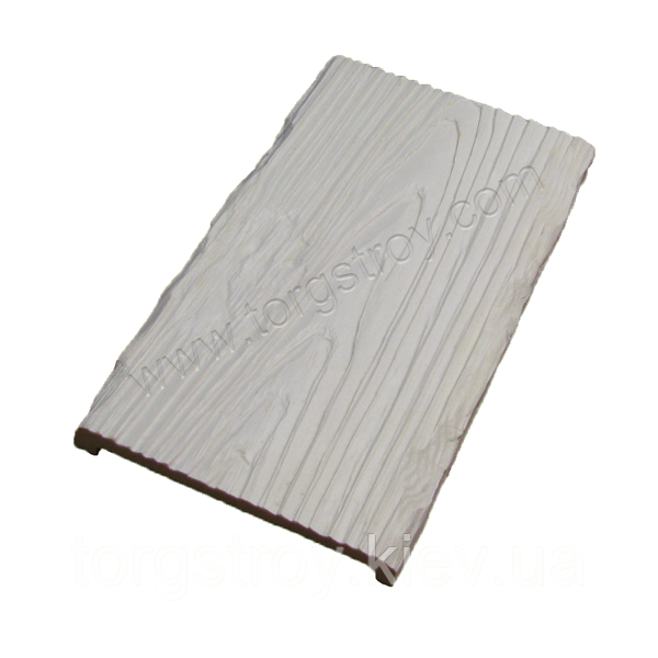 Панель декоративна біла 19*3,5 см, рустик, Decowood, фото 1