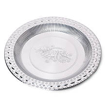 Поднос 39.5*3 см из нержавеющей стали Kamille KM-4371