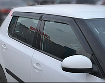 Ветровики Skoda Fabia II Hb 2007 VL Tuning