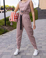 Модний літній комплект для дівчаток Ніна розміри 140, 152 тм Madlen