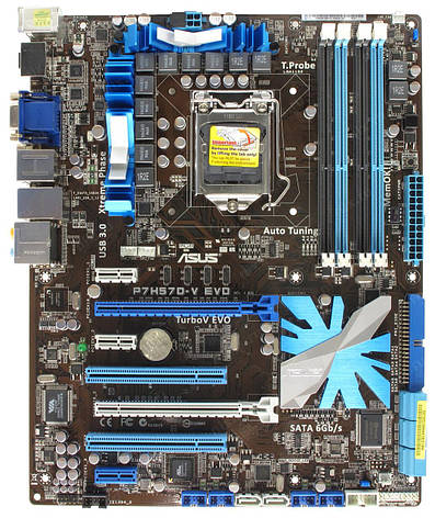 Материнська плата ASUS P7H57D-V EVO (s1156, H57, PCI-Ex16) (під майнінг), фото 1