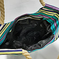 Пляжна сумка темно синя смуга опт, фото 3