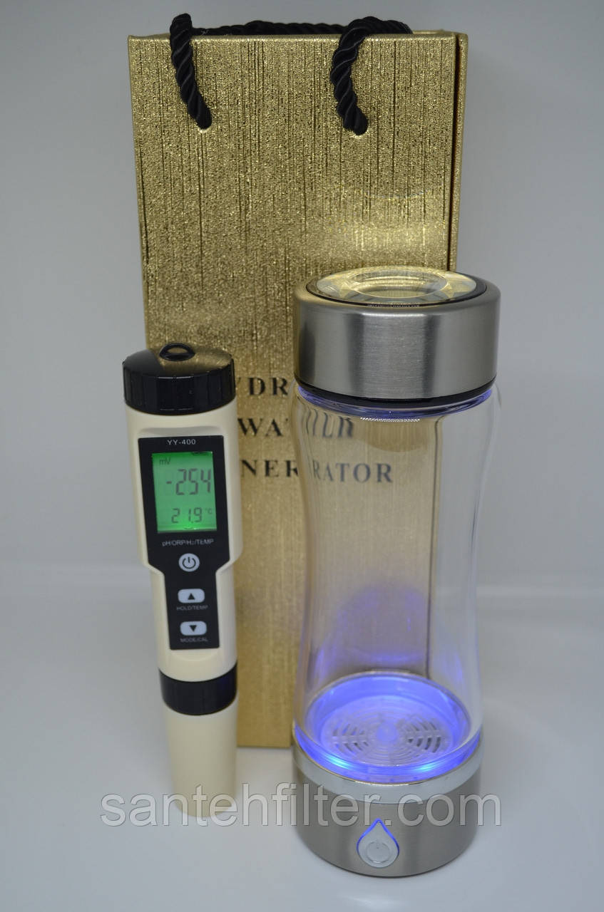 Генератор водневої води Н9-1 і аналізатор PH/ORP/H2/Temp, фото 1