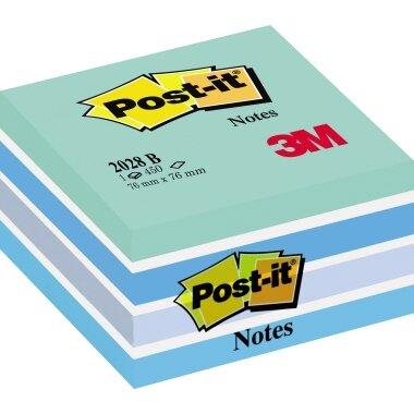 3M Post-It кольорові стикери 76х76 мм, блок 450 аркушів