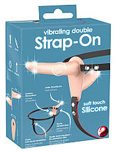 Страпон Vibrating Double Strap-On