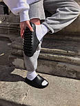 Чоловічі шльопанці літні Adidas Slide Yeezy тапки чорні. Живе фото. топ, фото 7