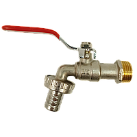 Кран СК 1/2 "поливальний (пивний), латунь