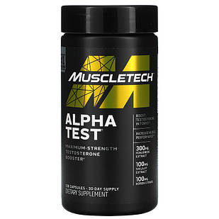 Підвищення тестостерону MuscleTech Alpha Test 120 капсул
