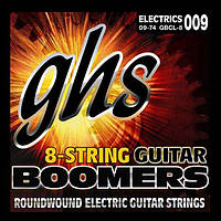 Струны GHS Boomers GBCL-8 8-String Custom Light 9-74