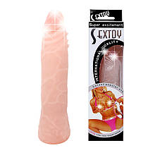 Фалоімітатор без калитки Super Excitement Sextoy Fresh, 19 см