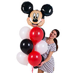 Кульки для день народження з фігурою Міккі Маус