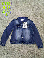 Джинсовые куртки для девочек оптом, S&D, 6-16 рр. арт. DT151