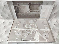 Шикарное постельное белье в подарочной коробке Pupilla liza kapicino