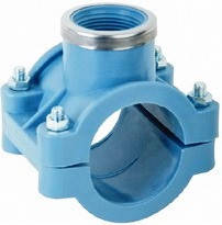 STP Хомут врізний 75х3/4 (синій)